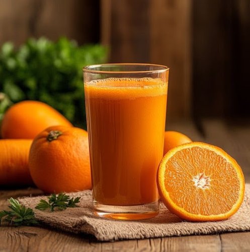 Jus d'orange pressée