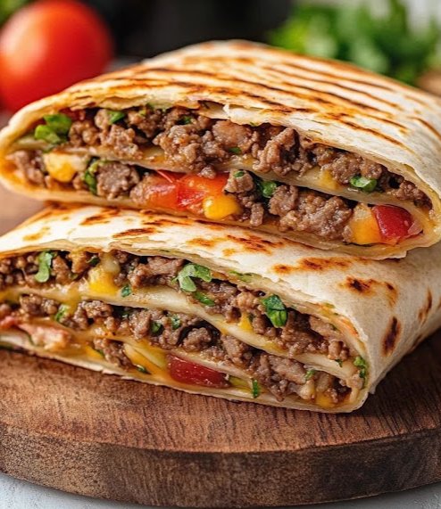 Wrap boeuf grillé